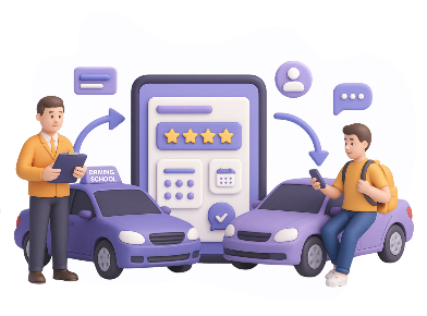 Vehicle Learning Illustration Mobile